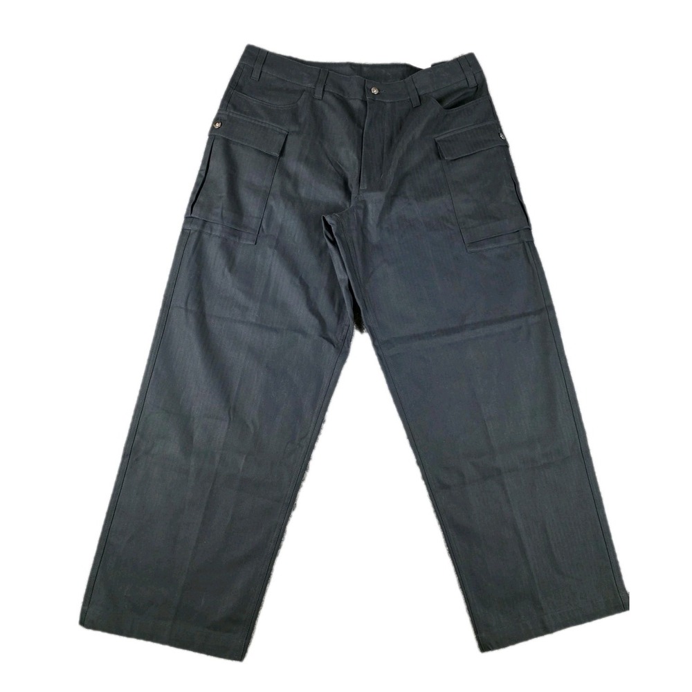 Nike Life Black Standard Fit Cargo Straight Leg Pants FJ0323-010 Men's Size 38
